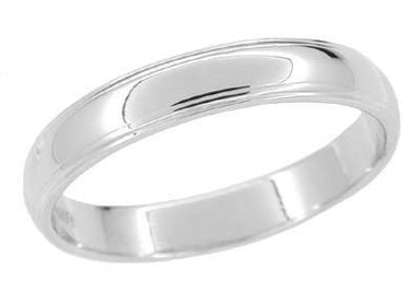 Men's 3.6 mm Wedding Band in Platinum