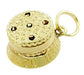 Moveable Birthday Cake Charm in 14 Karat Gold