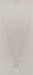 Art Deco Sapphire Filigree Pendant Necklace in 14 Karat White Gold