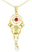 Antique Lavalier Pendant Necklace in 10 Karat Gold