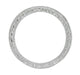 Men's 3.75 mm Wheat Wedding Band Ring in Platinum | Art Deco