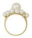 Vintage Mikimoto Pearl Cluster Ring in 14 Karat Yellow Gold