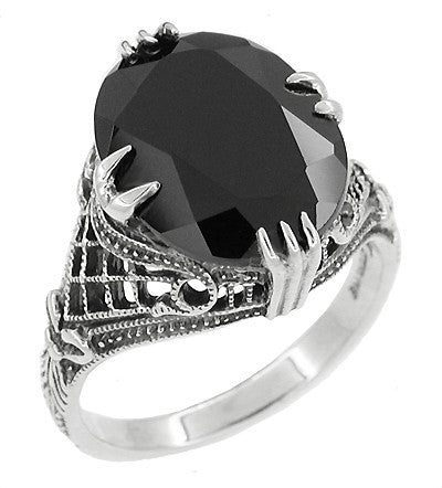 Black Onyx Ring - Wilde Ones London | Native American Jewellery