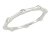 Platinum and Diamond Galaxy Wedding Ring - Size 6