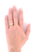 1920's Art Deco Engraved Filigree Yellow Gold 1/3 Carat Diamond Engagement Ring