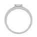 Vera Vintage Style 1960's Mid Century Diamond Ring in 14 Karat White Gold