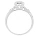 Side of Carmel Vintage Diamond Engagement Ring