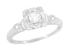 Carmel Vintage Diamond Engagement Ring Circa 1930's