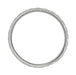 Art Deco Square Flowers Millgrain Edged Antique Reissue Wedding Band in White Gold - 3.5mm Wide