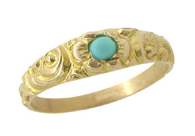 Antique Victorian Baby Ring in 14 Karat Gold