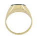 Vintage Hematite Intaglio Ring in 14 Karat Yellow Gold