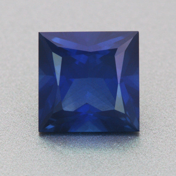 1.30 Carat Princess Cut Blue Sapphire | Rare 6mm Square Gemstone