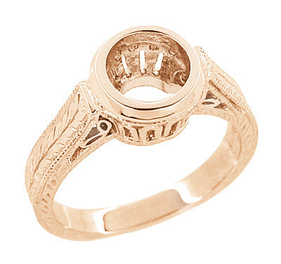 Bezel Round Cut Diamond Engagement Ring – VALENTINA FINE JEWELLERY