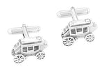 Stagecoach Cufflinks in Sterling Silver