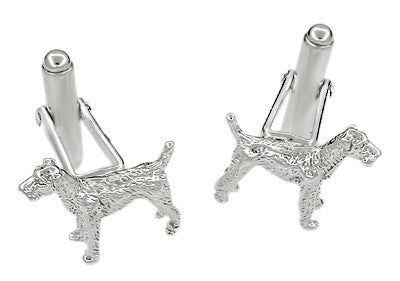 Terrier Cufflinks in Sterling Silver