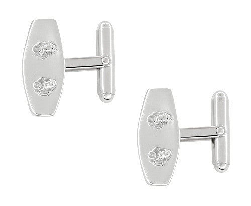Wakeboard Cufflinks in Sterling Silver