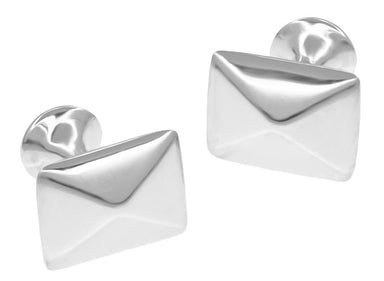 Pyramid Cufflinks in Solid Sterling Silver