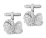 Shih-Tzu Cufflinks in Sterling Silver