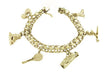 Sports Theme Charm Bracelet in 14 Karat Yellow Gold
