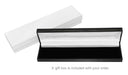 Art Deco Filigree Straightline White Topaz Bracelet in Sterling Silver