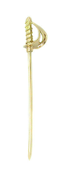 Antique Sword Stickpin in 14 Karat Gold