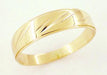 1970's Men's Tapered Wedding Band Ring in 14 Karat Yellow Gold