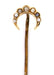 Victorian Crescent Stickpin with Seed Pearls in 14 Karat Gold