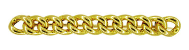 Antique Victorian Link Bar Brooch in 15 Karat Gold