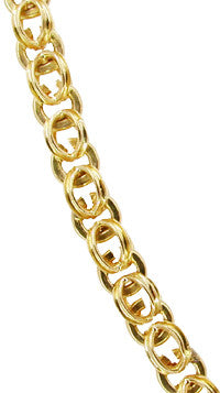 18.5 Inch Vintage Pocket Watch Chain in 14K Yellow Gold - Item: WC106 - Image: 2