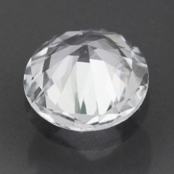 Loose Natural 0.50 Carat White Sapphire Round Brilliant Cut | 5mm - Item: SW002891 - Image: 2