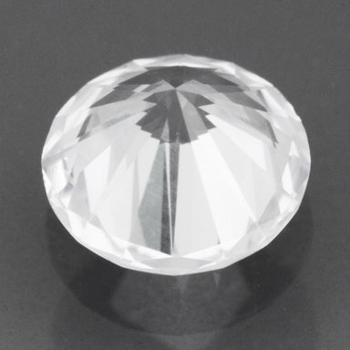 0.74 Carat Loose White Sapphire Natural Round Gemstone | 5.4mm - alternate view