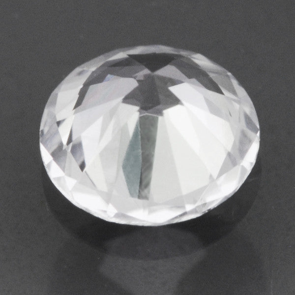 0.30 Carat Fine Loose White Sapphire Round Brilliant | 4.1mm | Natural Ceylon - Item: SW003238 - Image: 2