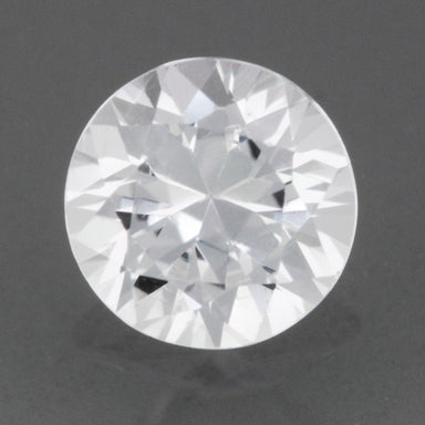 6mm Round White Sapphire | 0.73 Carat Loose Natural Ceylon White AAAA Gemstone