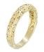 Flowing Filigree Scrolls Wedding Ring in 14 Karat Yellow Gold